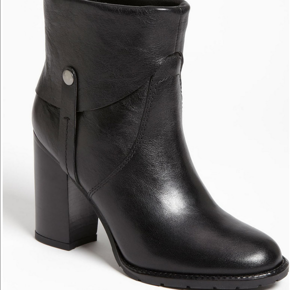 Franco Sarto Shoes - FRANCO SARTO boots Real Leather Black Occela